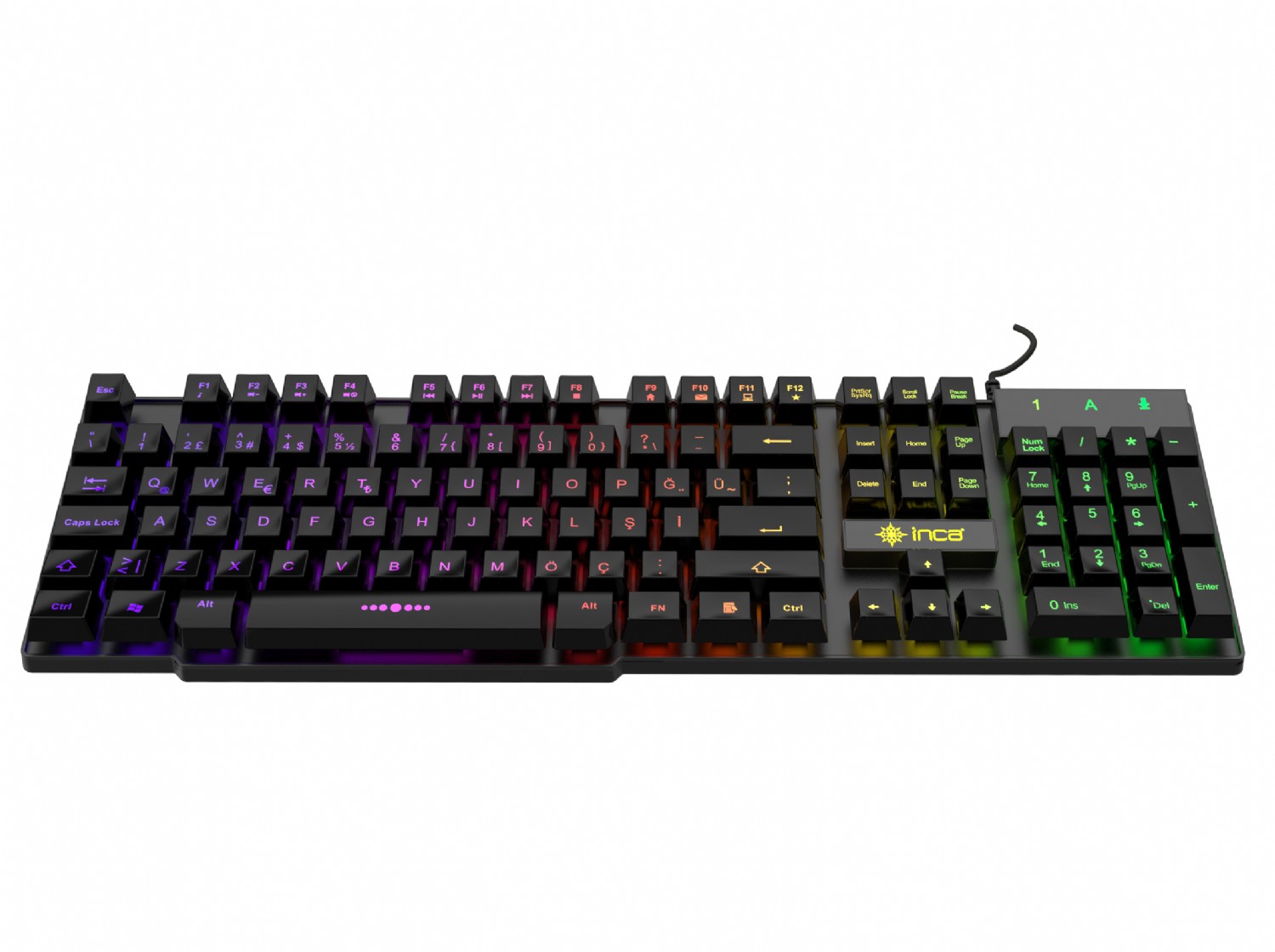 INCA IKG-448 WIRED GAMING KEYBOARD MOUSE SET - 4