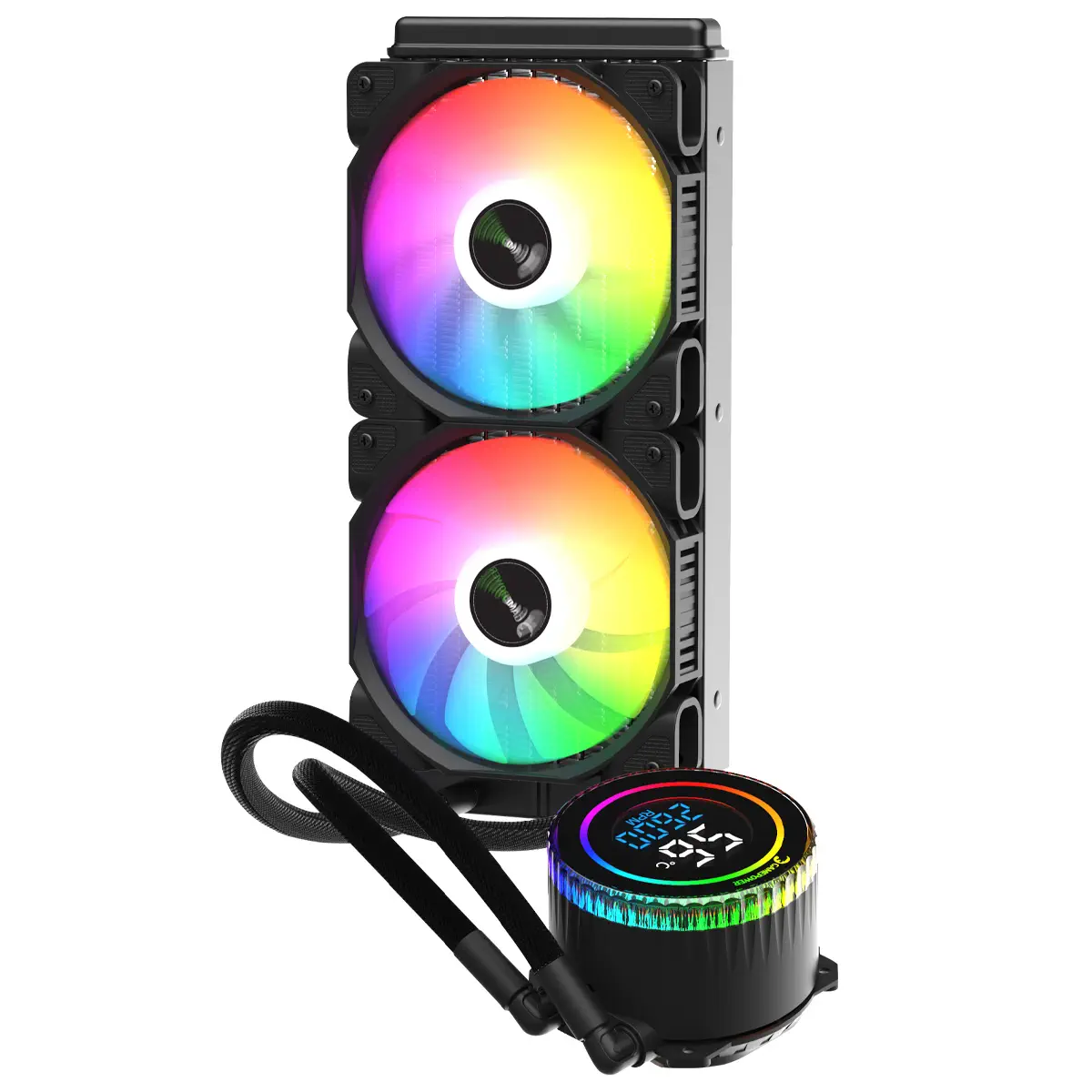 GAMEPOWER SKADI 240 RGB ROUND SIVI SOGUTMA 240 MM - 2