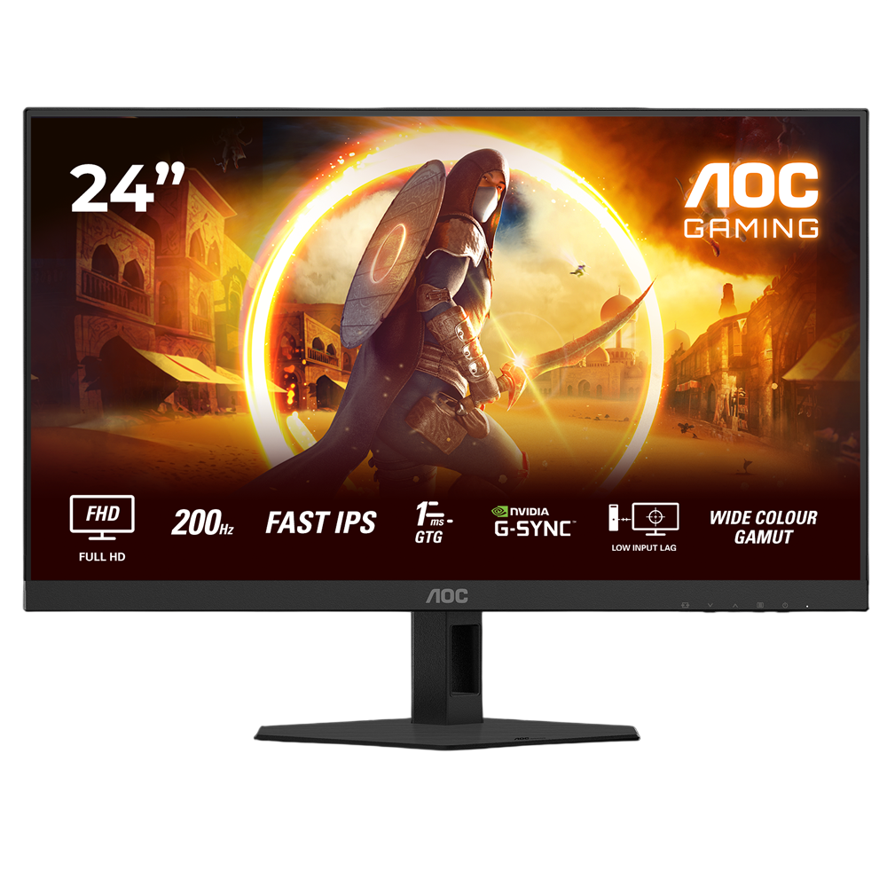 AOC 24G4HRE 23.8" 0.5MS 200HZ FAST IPS GAMING MONITOR - 2