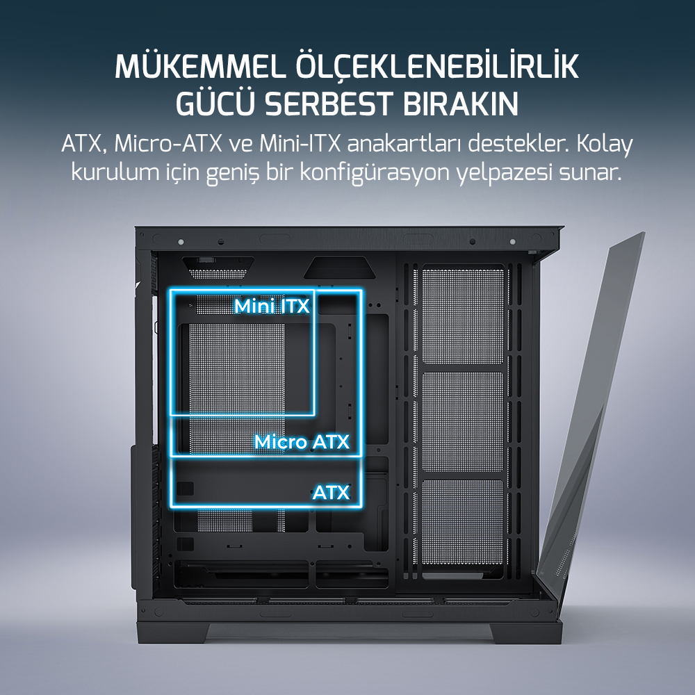 GAMEPOWER WARCRY PULSE 4X ARGB 650W GAMING KASA - 3