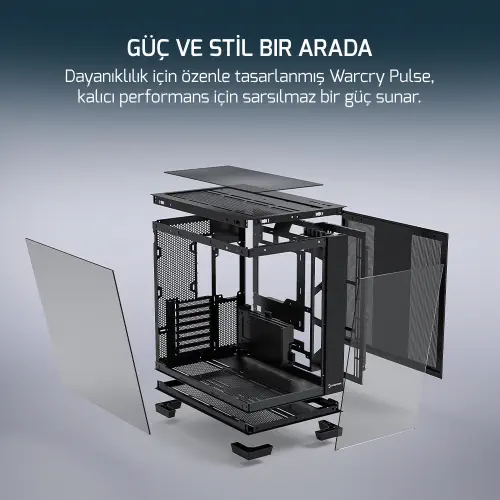 GAMEPOWER WARCRY PULSE 4X ARGB 750W GAMING KASA - 5