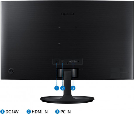 SAMSUNG 27" LS27C362EAUXUF 1920x1080 4MS 75Hz HDMI/D-SUB +VESA +CURVED - 2