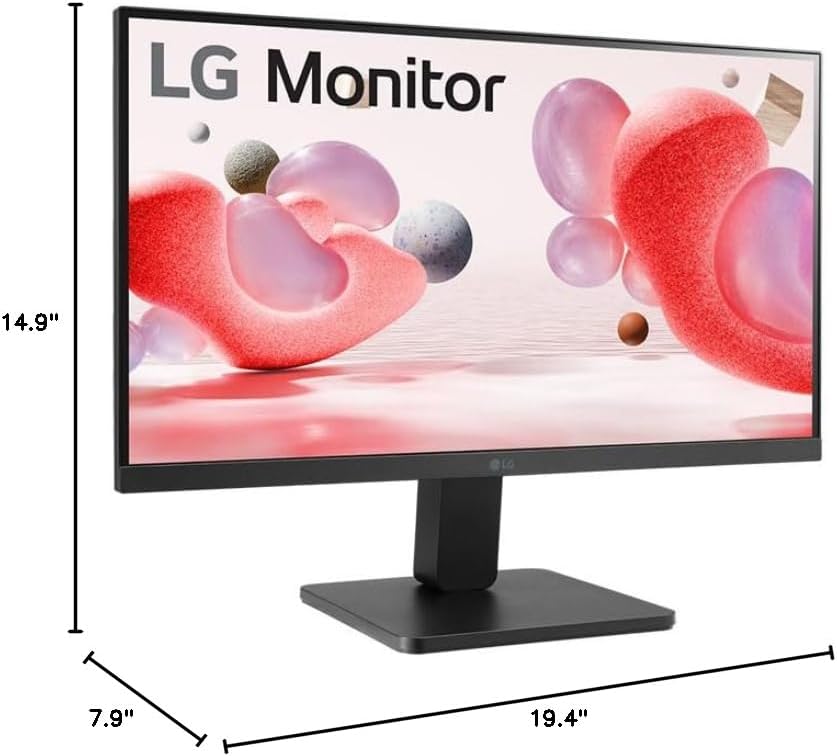 LG 21.5" 22MR410-B FHD VGA HDMI 5MS SİYAH MONİTÖR - 4