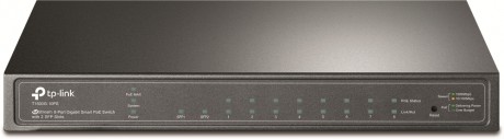 TP-LINK OMADA TL-SG2210P 8PORT GIGABIT + 2X1GB SFP UPLINK JETSTREAM YÖNETİLEBİLİR 61W POE SWITCH