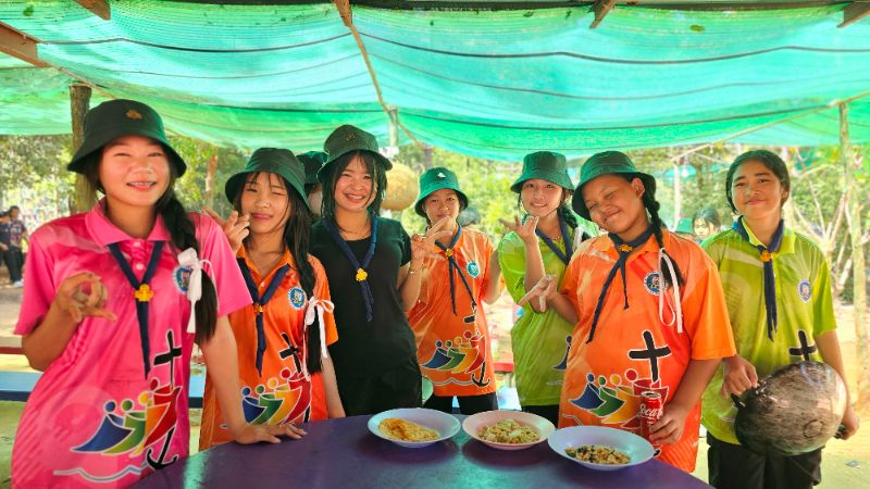 กิจกรรมค่ายลูกเสือราชบุรี: วิชาผู้ประกอบอาหารและทักษะลูกเสือ