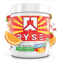RYSE PRE-WORK ORANGE STRAWBERRY 25 SERV