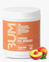 RAW CBUM THAVAGE PRE-WORK PEACH BUM 40 SERV
