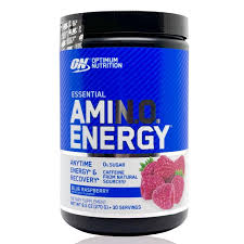 ON OPTIMUM NUTRITION AMINO ENERGY BLUE RASPBERRY 30 SERV