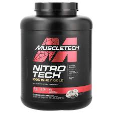 NITRO TECH 100% WHEY GOLD, COOKIES CREAM