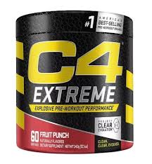 C4 EXTREME EXPLOSIVE PRE-WORKOUT FRUIT PUNCH 60 SERV