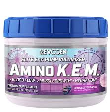 EVOGEN AMINO KEM GRAPE COTTON CANDY 30 SERV