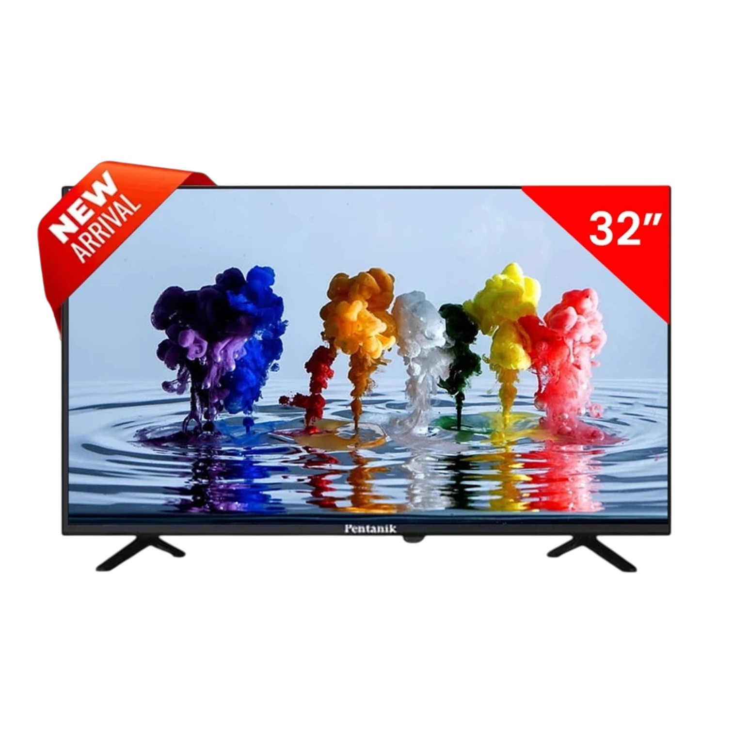 Pentanik 32 Inch Double Glass Voice Control Android TV