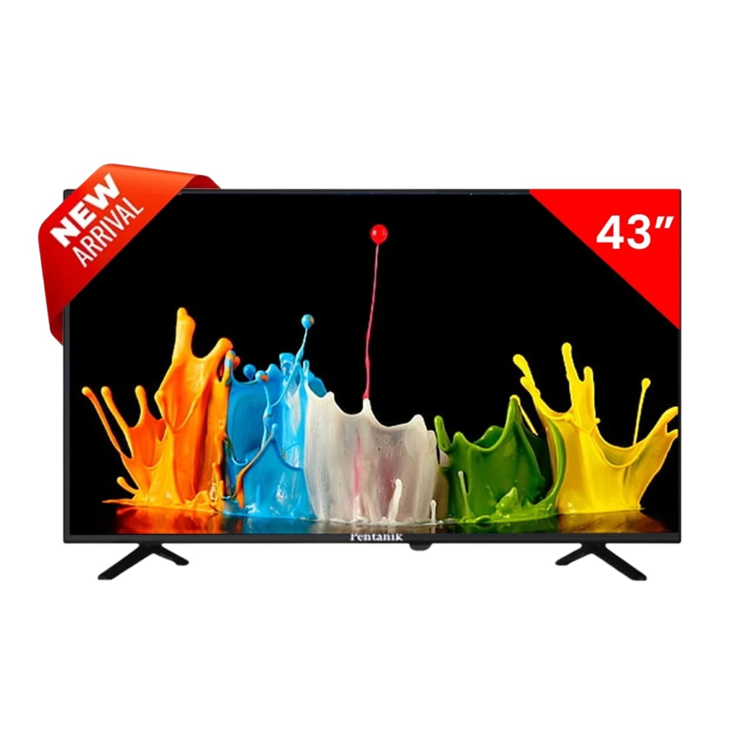 Pentanik 43 inch Double Glass Voice Control Android TV