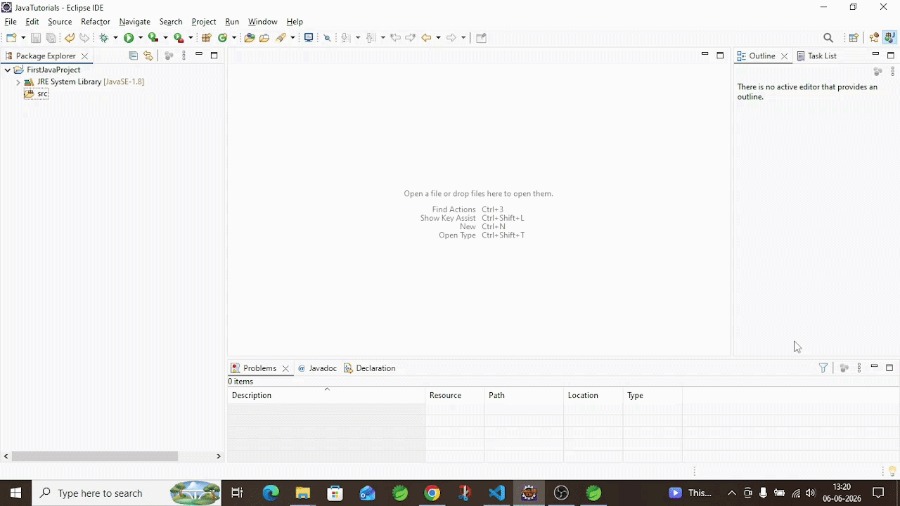 Create Java Class in Eclipse