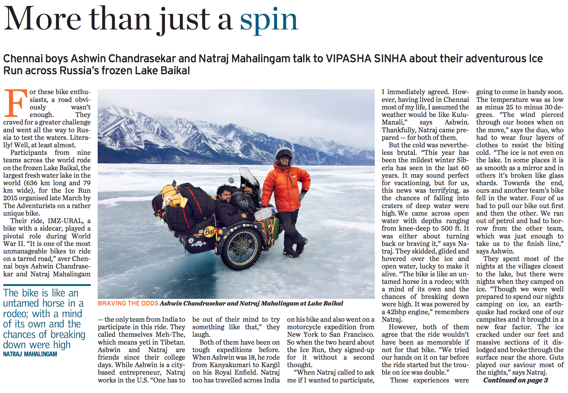 More Than Just a Spin