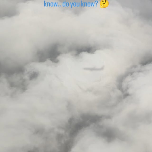 How can a plane's shadow overtake the plane?