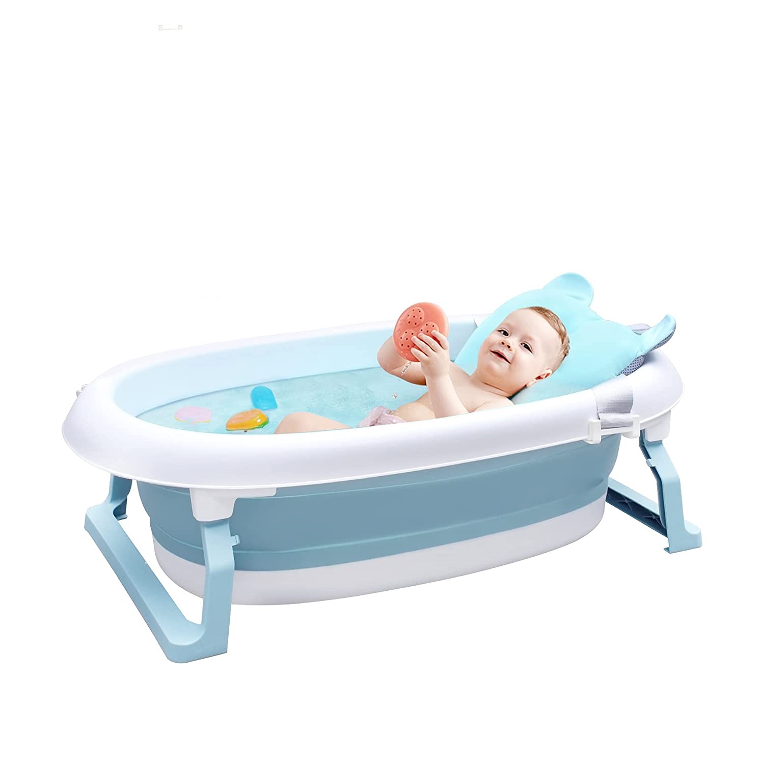 حوض الاستحمام القابل للطي للاطفال