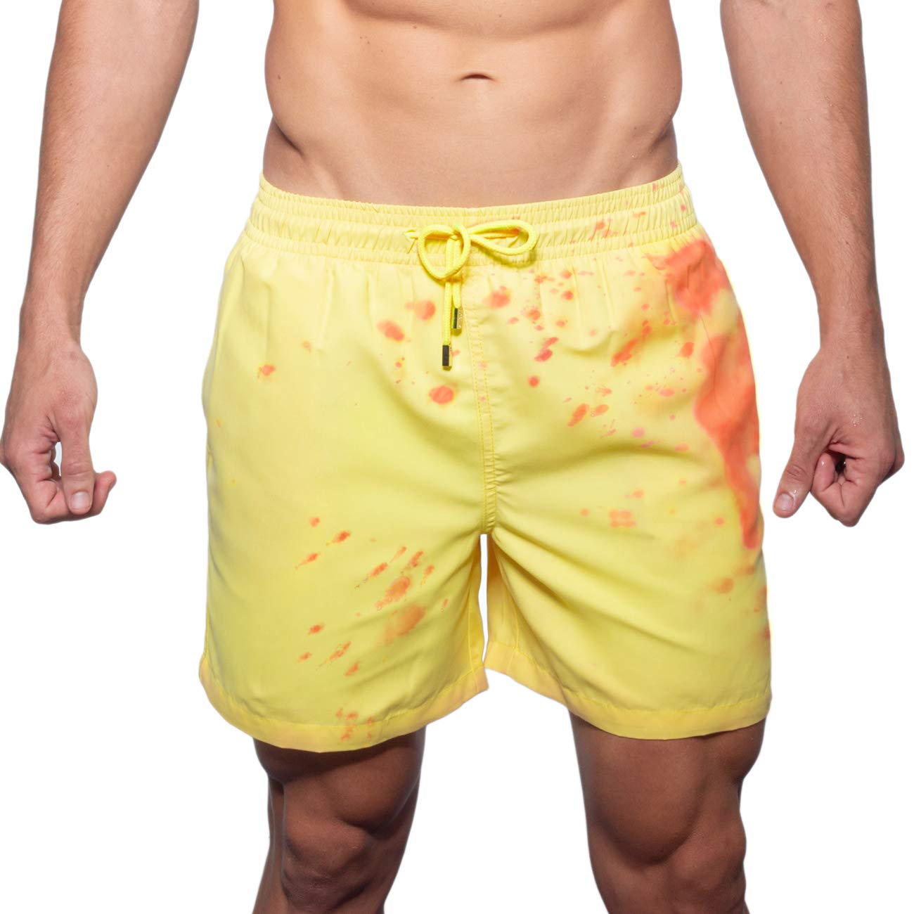 سروال سباحة متغير اللون للرجال