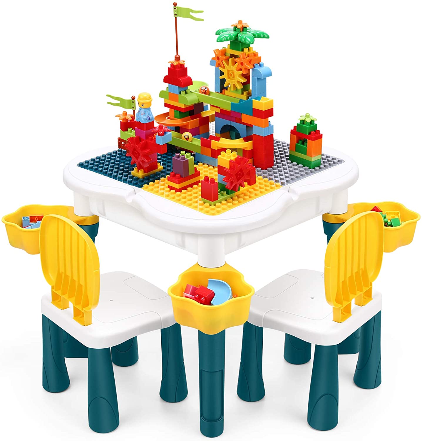طاولة للاطفال للعب بالليجو