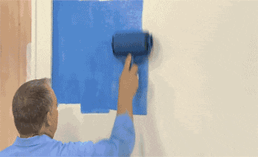 رول طلاء الجدران بعلبة طلاء داخلية