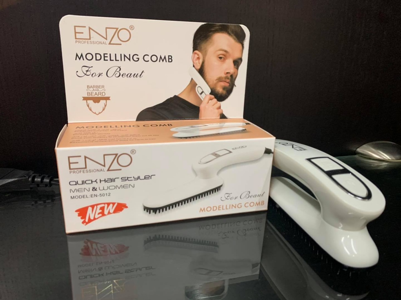 جهاز انزو لتصفيف الشعر واللحية
