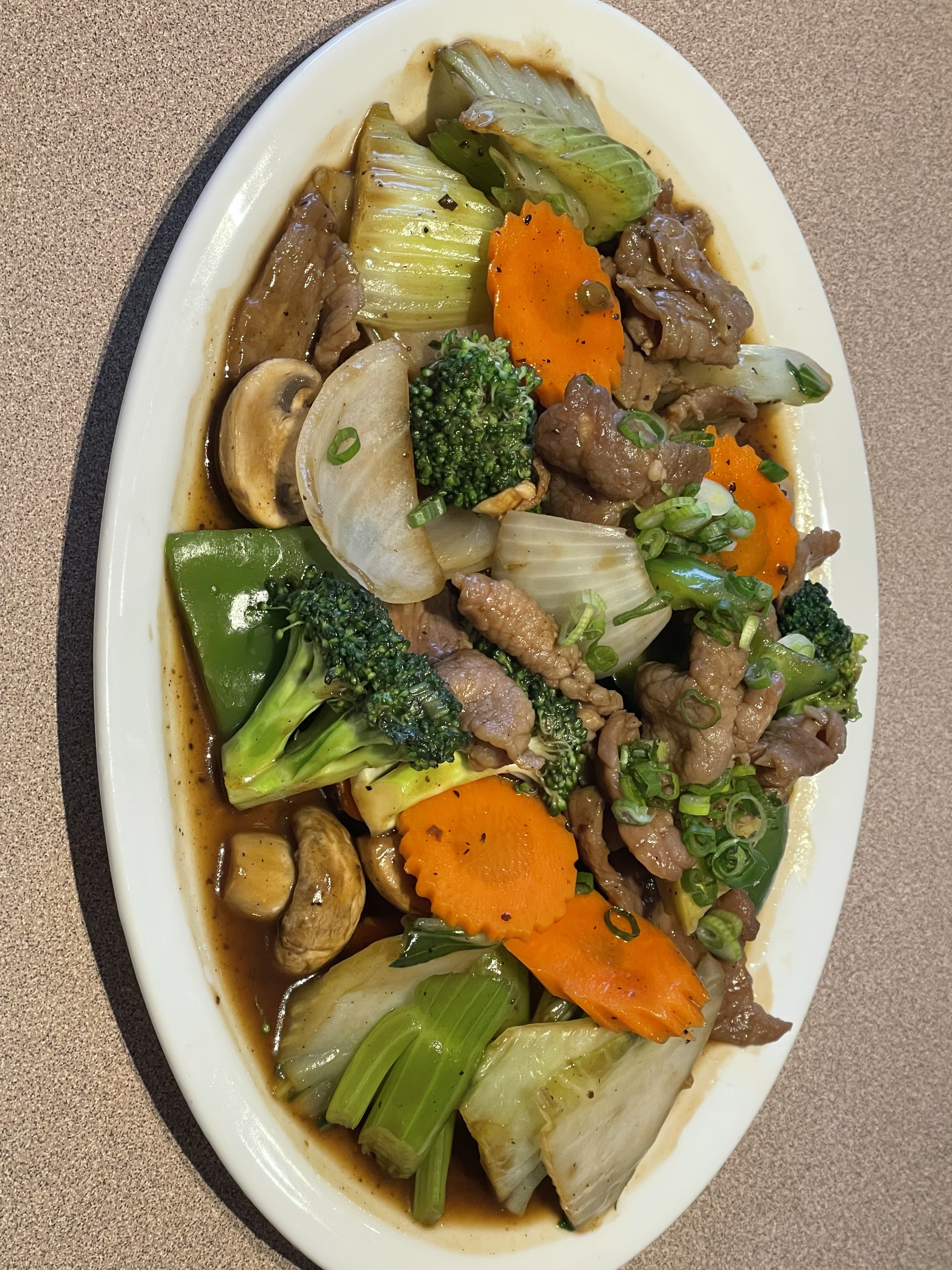 Beef in Black Bean Sauce