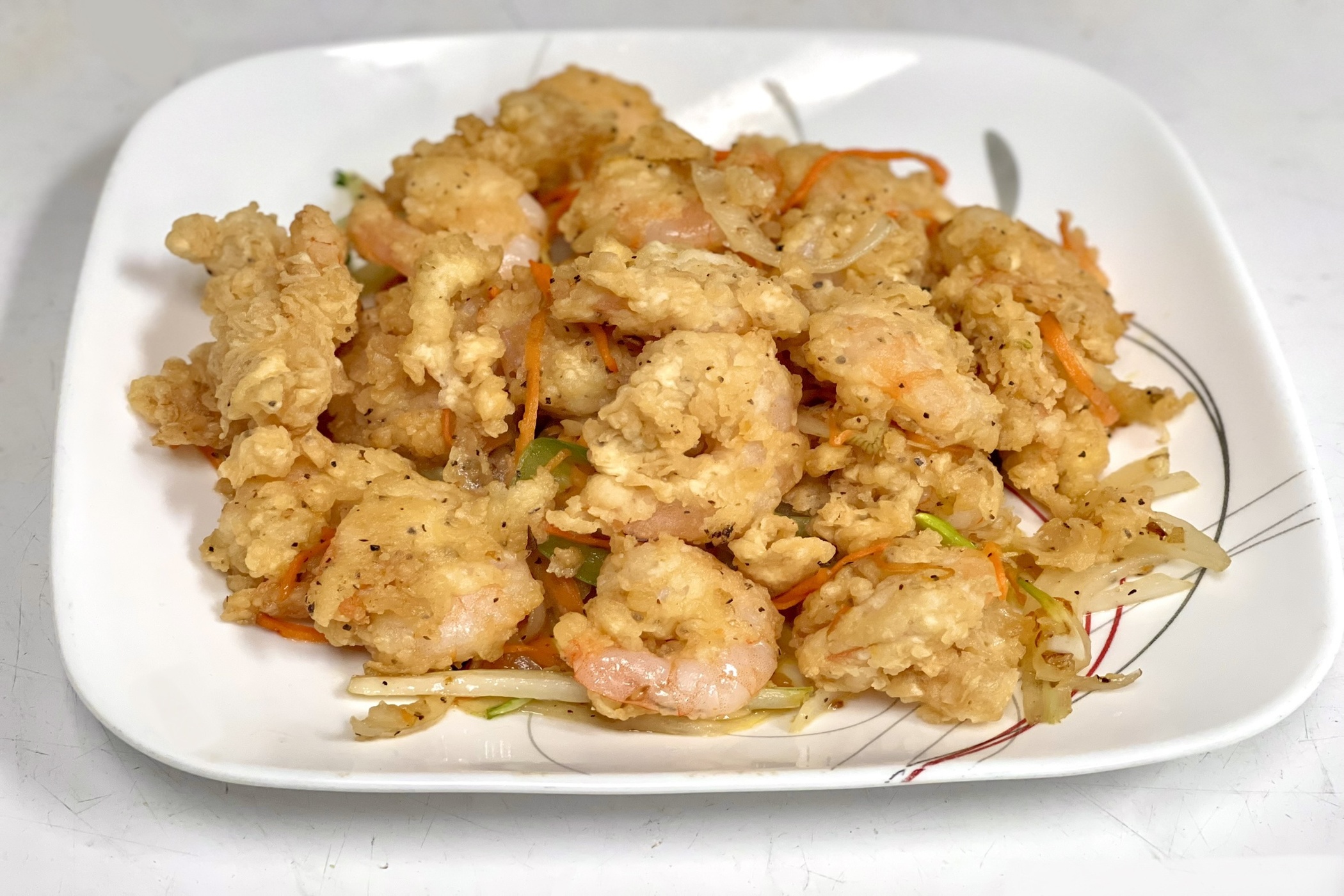 Butter Garlic Fried Shrimp