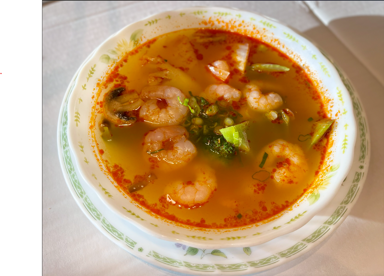 Thai Tom Yom Shrimp Soup