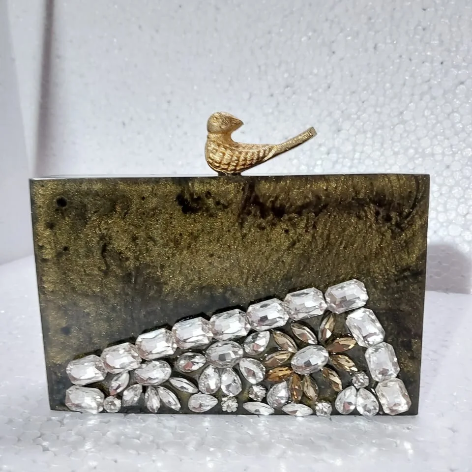 RESIN CLUTCH HAND BAG - Image 6 - RESIN CLUTH HAND BAG | Viking Craft Store
