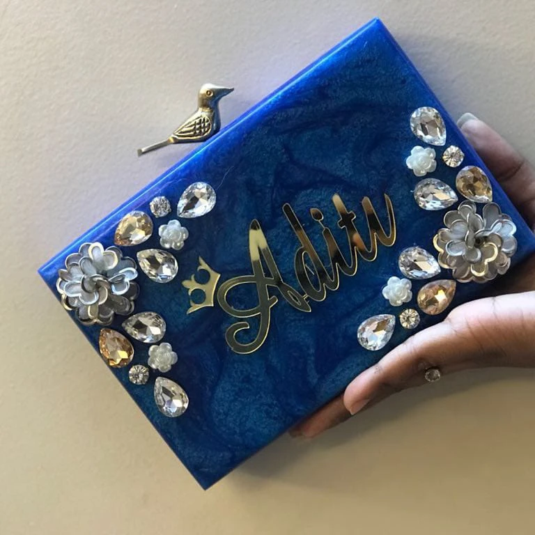 RESIN CLUTCH HAND BAG - RESIN CLUTH HAND BAG | Buy Online at Viking Craft Store