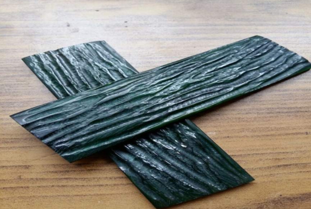 Water Buffalo Horn Dyed stag look jigged Scale  - Image 2 - WATER BUFFALO HORN SCALES | Viking Craft Store