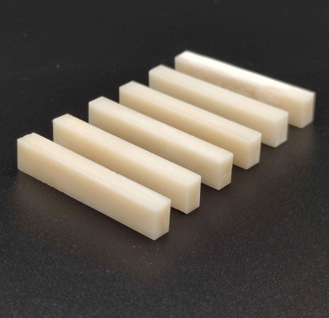 IVORY LOOK BONE NUT BLANK - GUITAR PARTS | Buy Online at Viking Craft Store
