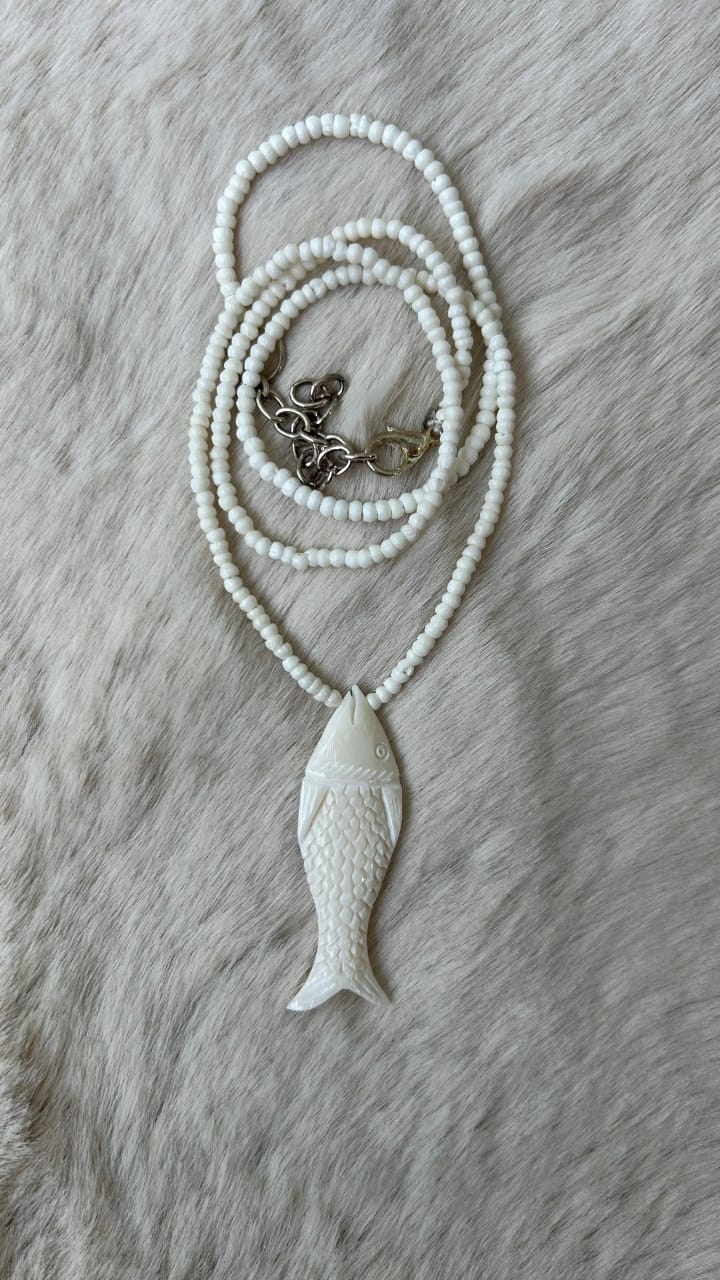 Bone Beads Pendant With Carving - Premium BONE JEWELLERY from Viking Craft Store Bone Beads Pendant With Carving - BONE JEWELLERY | Buy Online at Viking Craft Store