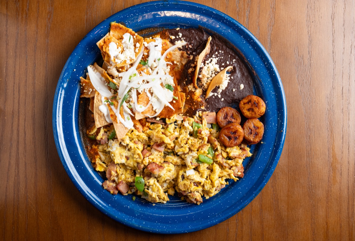 Huevos con tocino