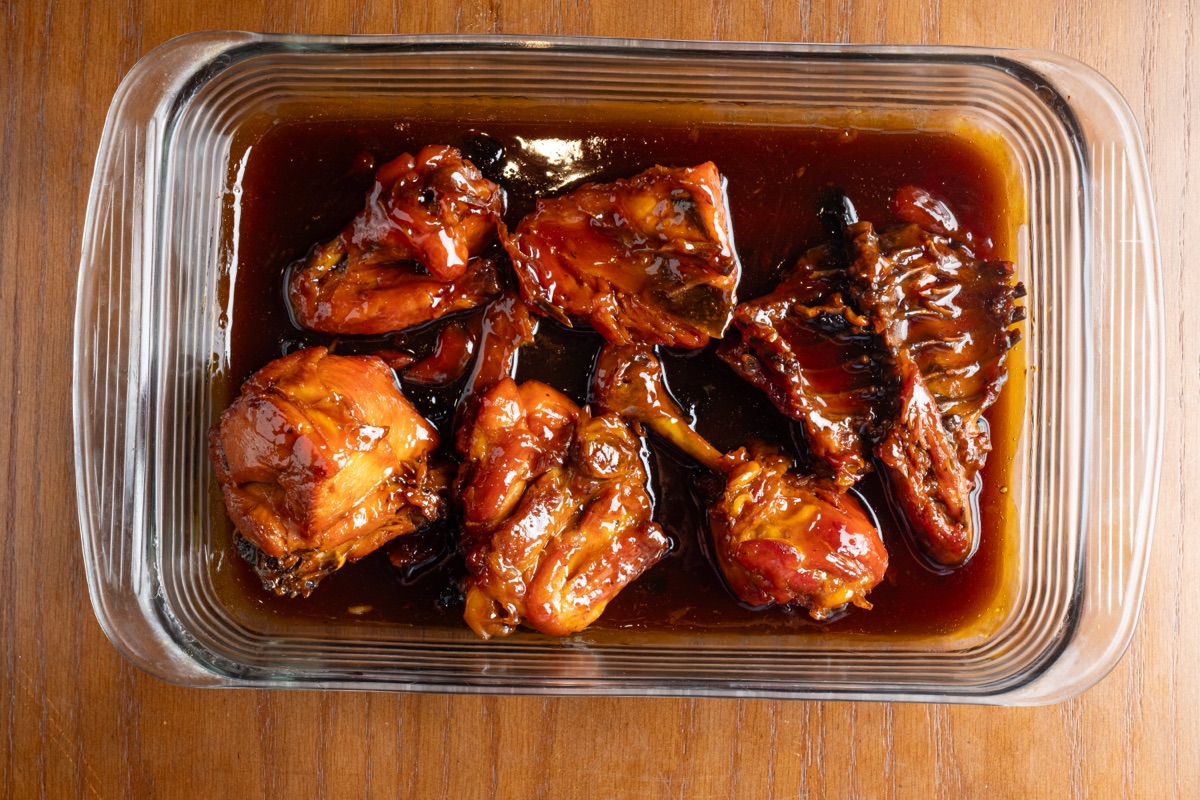 Pollo a la naranja 1/2 orden