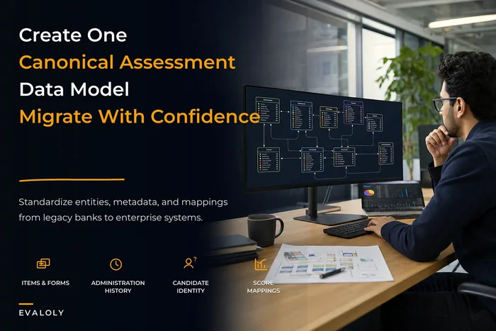 Canonical assessment data model and taxonomy for enterprises