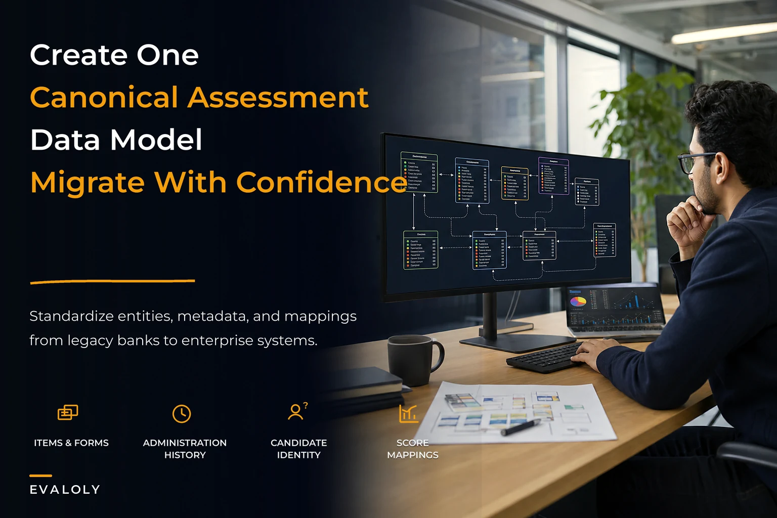 Canonical assessment data model and taxonomy for enterprises