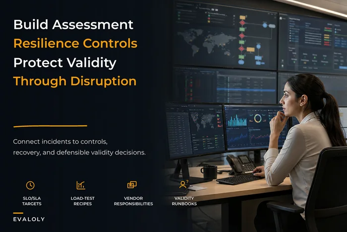 Enterprise assessment resilience for security, continuity, and vendor risk