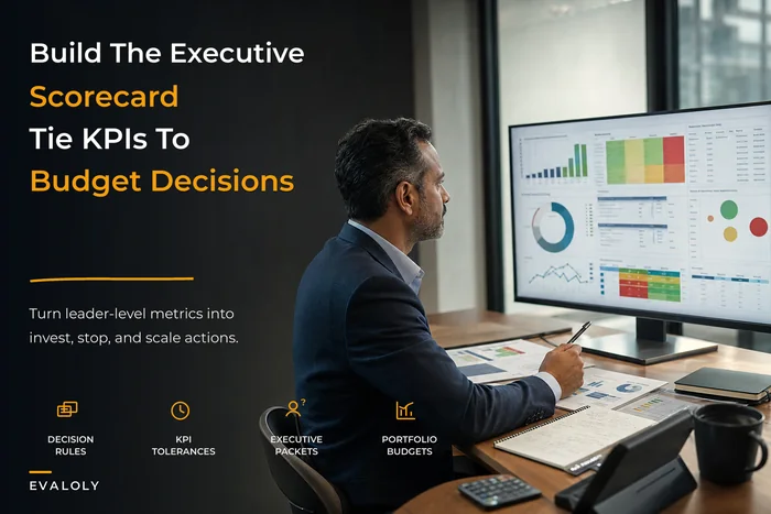 Enterprise assessment scorecard for executive decisions and budgets