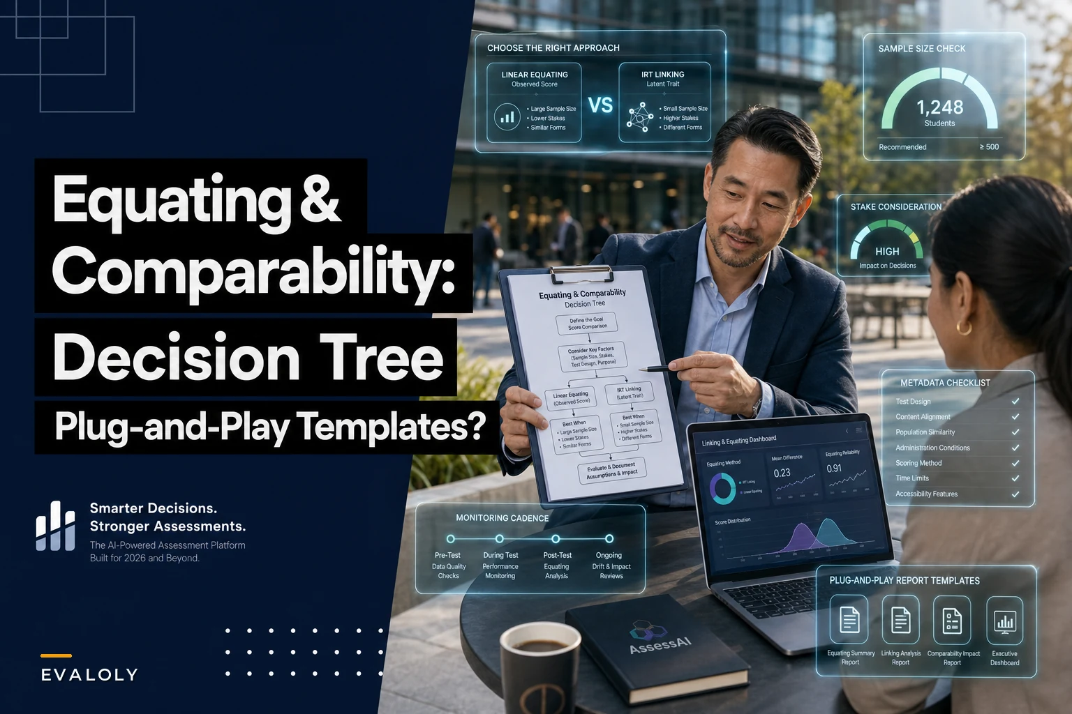 Equating and Multiple-Form Comparability: A Decision Tree and Plug‑and‑Play Templates