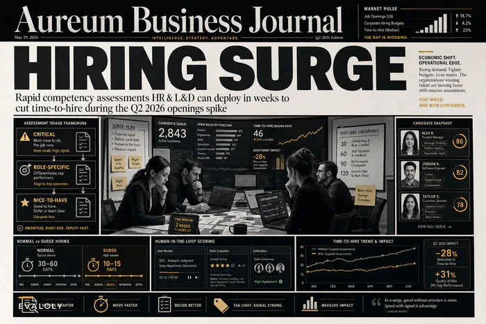 Hiring Surge Playbook: Rapid, Competency-Based Assessments HR and L&D Can Deploy When Job Openings Spike