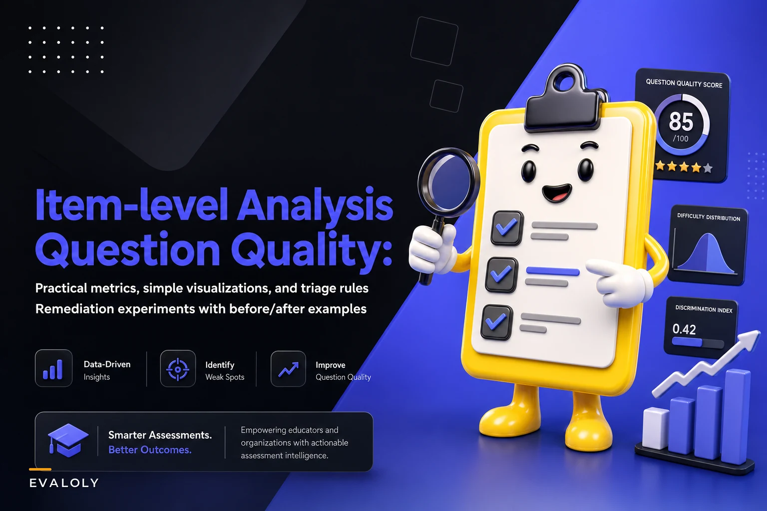 Item-level analysis playbook: simple metrics and triage rules to improve question quality