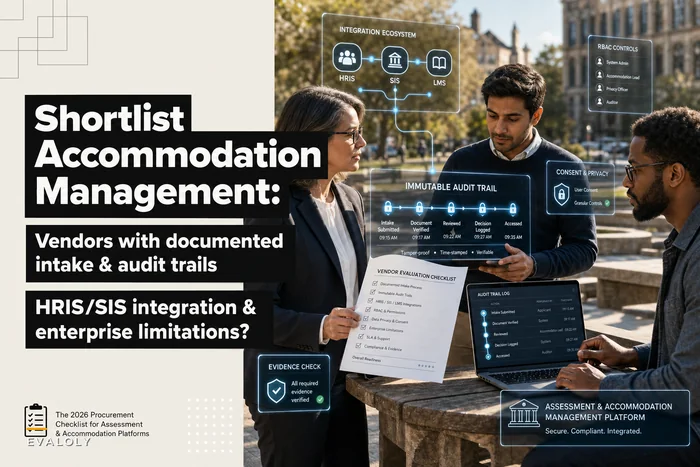 Shortlist: 5 Accommodation‑Management Vendors with Documented Intake Workflows, Audit Trails, and HRIS/SIS Integration — Enterprise Strengths & Limitations