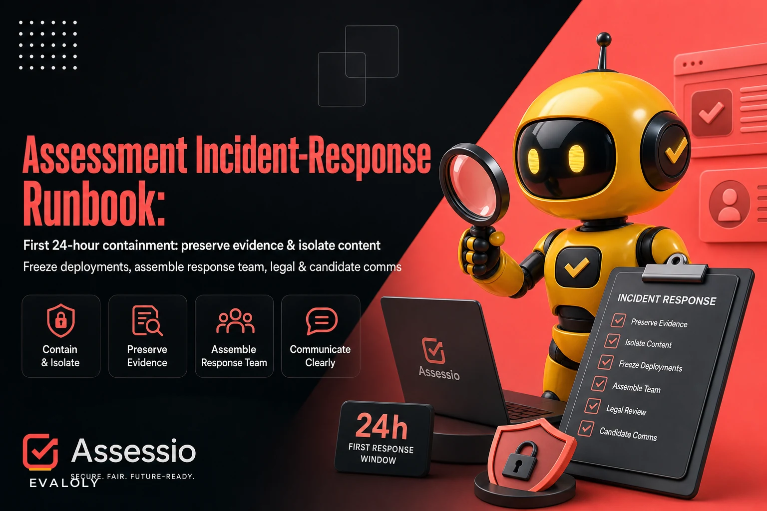 When exam content leaks: an assessment incident-response runbook for containment, forensics, and candidate communications