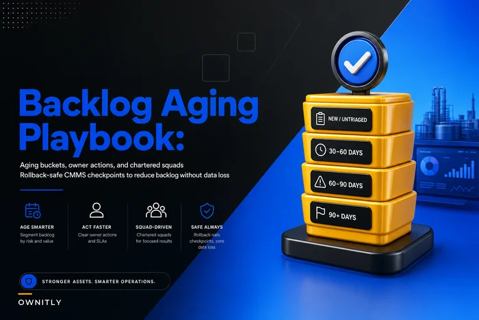 Backlog aging playbook: actions, thresholds and chartered squads to attack aged work orders safely