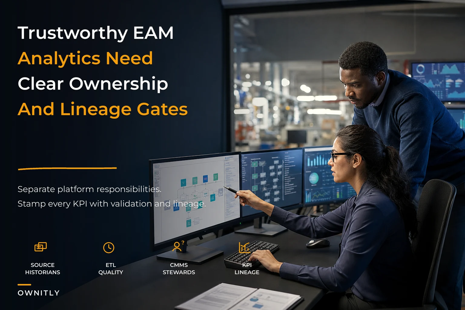EAM data platform operating model for trustworthy analytics