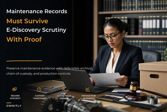Legal Defensibility for Maintenance Records and EDiscovery Policies