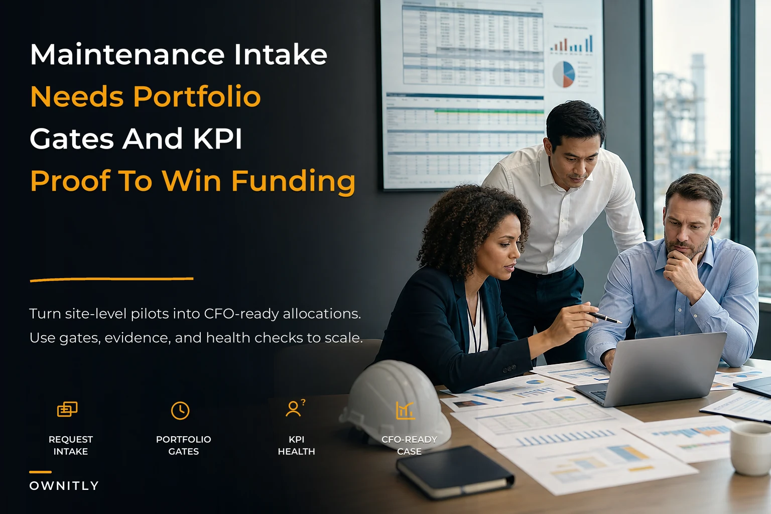 Maintenance portfolio governance model to secure enterprise funding