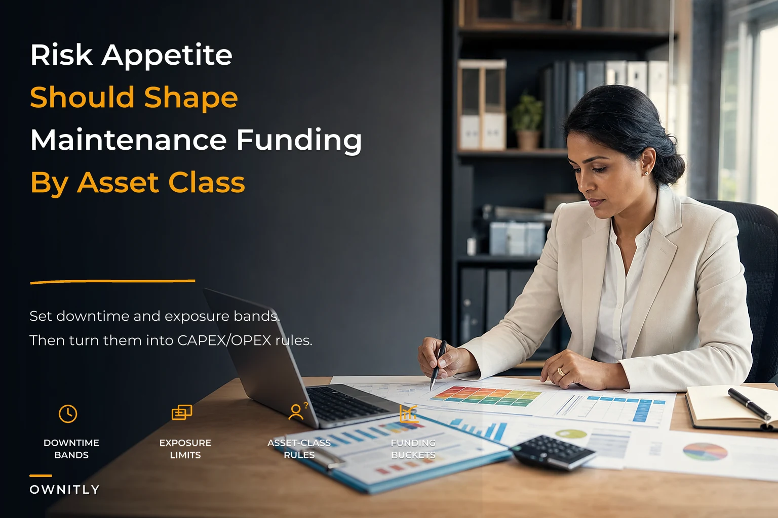 Map maintenance risk appetite to enterprise funding allocations