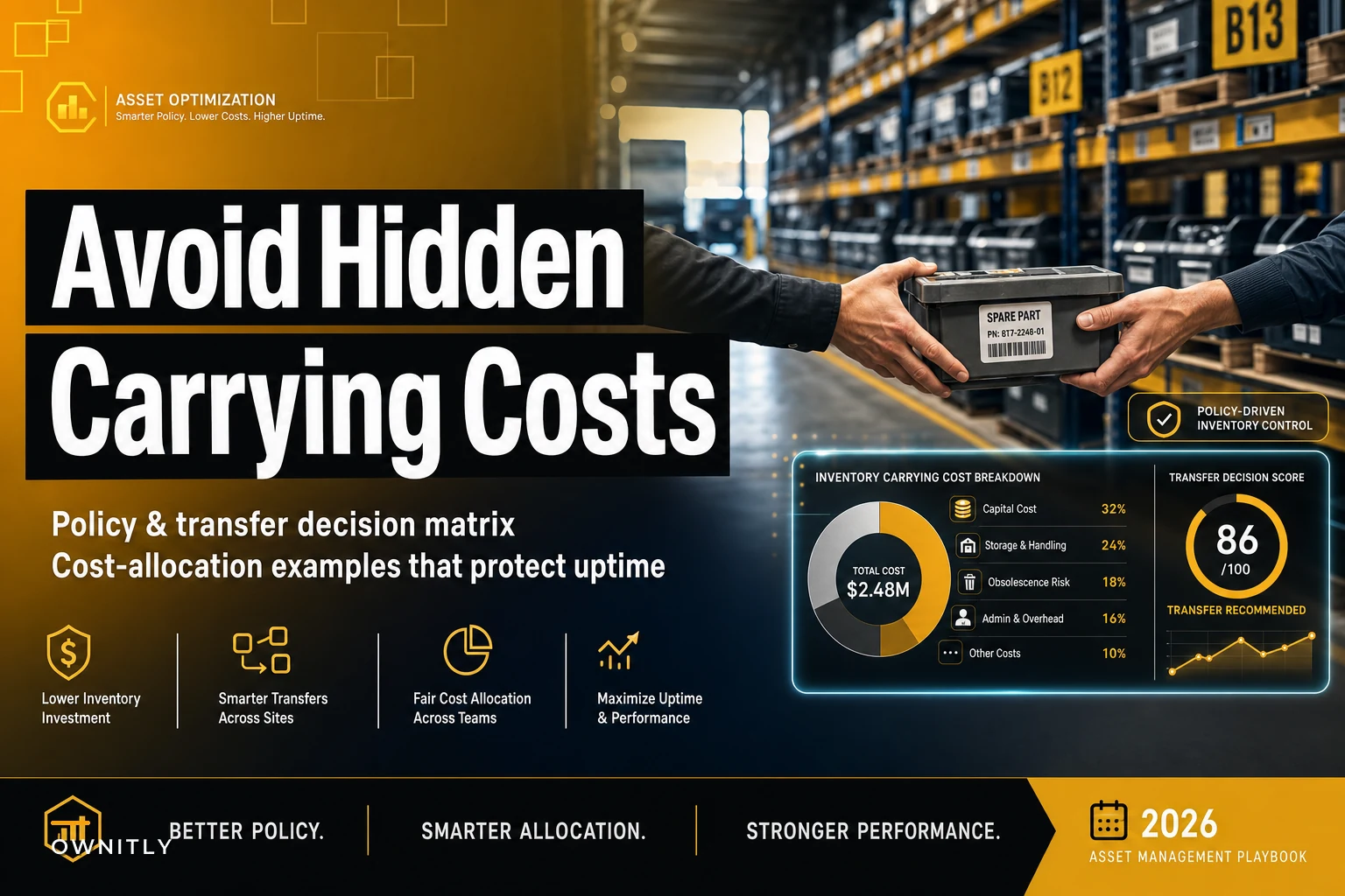 Pooling spares across sites? A policy and accounting playbook to avoid hidden carrying costs